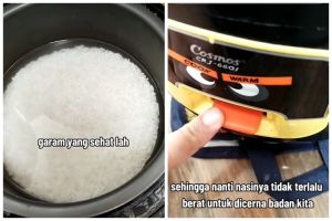 Jangan cuma pakai minyak kelapa, ini trik menanak nasi putih agar makin kaya serat dan rendah kalori