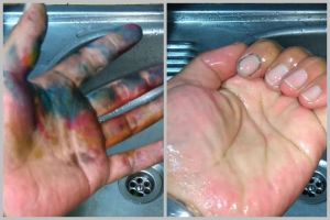 Bukan dengan tiner, ini cara bersihkan tinta di tangan cuma pakai tambahan 1 bahan dapur