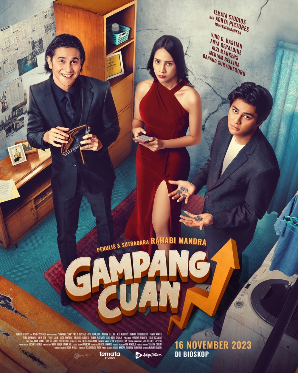 Trailer dan poster film Gampang Cuan resmi dirilis, penggemar komedi wajib nonton