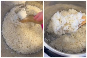 Tanpa bawang putih atau minyak kelapa, trik menanak nasi di rice cooker biar pulen tapi tak lengket
