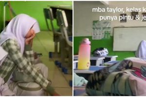 Penampakan kocak kelas tanpa jendela dan pintu ini nyeleneh pol, salah desain atau disengaja?