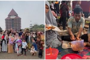 Bak rombongan study tour, momen mahasiswi didampingi keluarga besarnya saat wisuda ini tuai apresiasi
