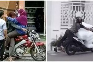 11 Potret lucu pengendara menyusahkan diri sendiri ini bikin yang lihat geregetan pol