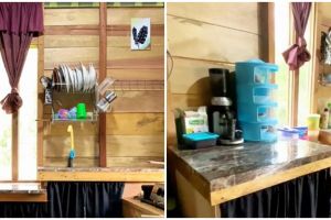 9 Potret dapur kayu sederhana punya visual estetik, tampak mewah meski perabotannya minimalis