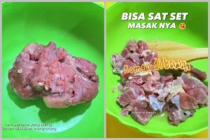 Cuma butuh 7 menit, ini cara cepat mencairkan daging beku dari freezer cuma pakai 2 bahan dapur