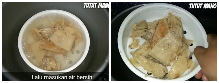 Tanpa direndam larutan garam, ini trik menghilangkan rasa asin pada ikan asin dalam 5 menit