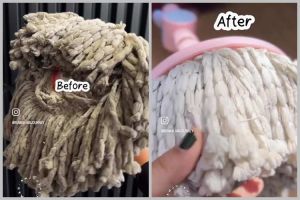 Tanpa sitrun, ini cara mencuci kain pel dekil jadi putih lagi dan tak bau amis tambah 1 bahan dapur