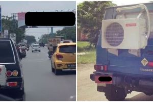 11 Potret kocak modifikasi AC ruangan dipasang di mobil ini kreativitasnya kelewat nyeleneh