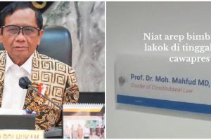 Pengin bimbingan skripsi malah ditinggal jadi cawapres, curhatan mahasiswa Mahfud MD ini bikin ngakak