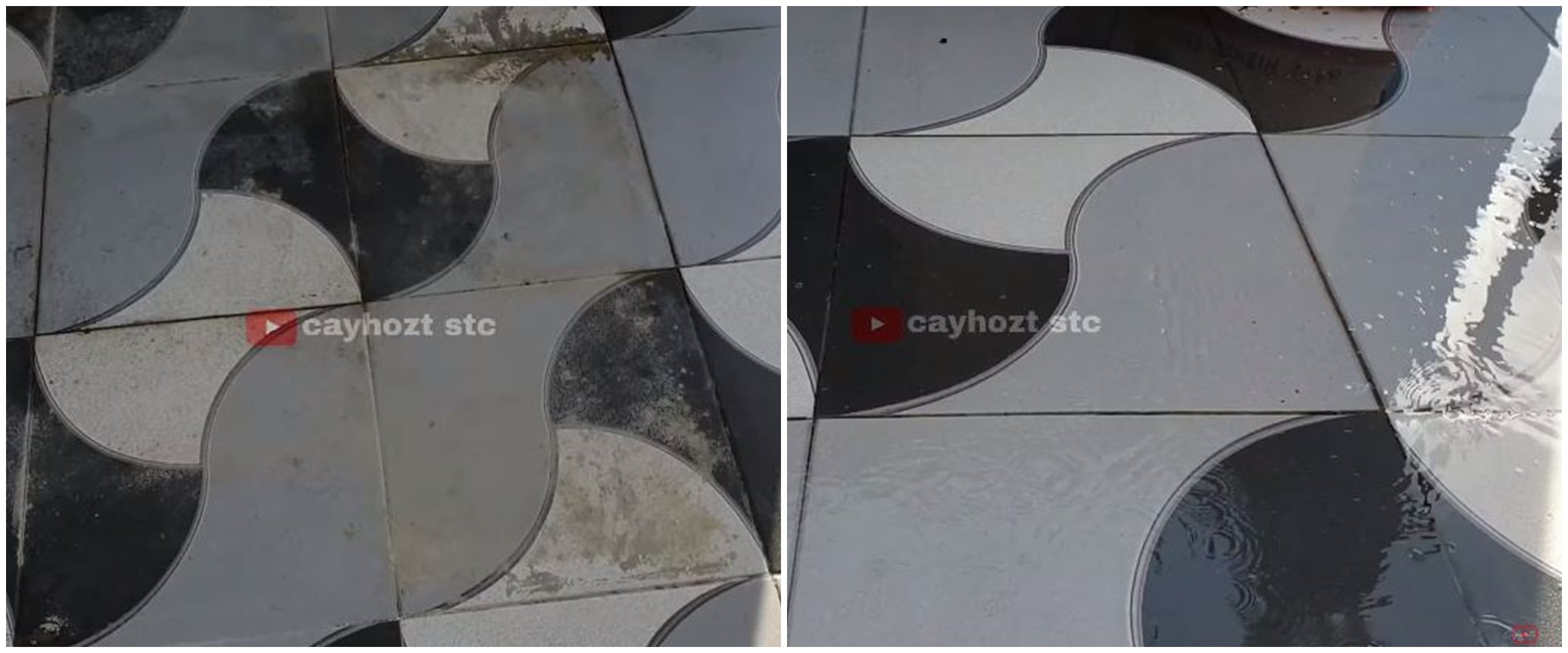 Nggak pakai HCL, ini cara bersihkan noda semen berkerak di keramik cuma pakai satu cairan pembersih