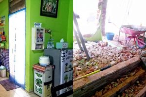 Dapur sempit dirombak jadi semitingkat ini terasa lebih lapang, begini 8 penampakan before-afternya