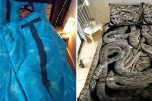 12 Potret kocak desain nyeleneh seprai kasur ini bikin tidur auto nggak nyenyak, yakin mau beli?