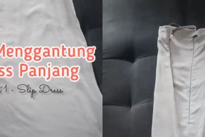 Lemari auto rapi, begini cara menggantung dress panjang di lemari berukuran kecil