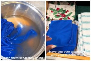Tak perlu cuka atau baking soda, begini cara cepat bersihkan lap dapur agar bebas bau dan bakteri