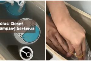 Nggak perlu repot disikat, begini cara agar closet duduk tak gampang berkerak cukup pakai dua bahan