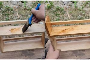Bukan pakai cat, begini bikin furnitur kayu jadi mengkilat dan antirayap cuma pakai satu jenis cairan
