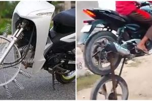 11 Potret kocak desain ban motor ini nggak kepikiran, imajinasinya terlalu sulit diprediksi