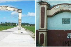 11 Potret kocak desain nyeleneh gapura ini penampakannya bikin senyum kecut, kok bisa ya?