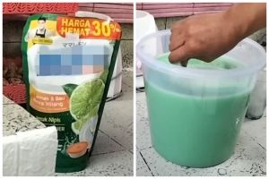 Bukan ditambah garam atau baking soda, ini cara memperbanyak sabun cuci piring modal Rp5.000