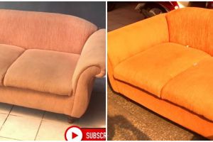 Hanya modal Rp 5.000, begini cara bikin sofa buluk jadi baru lagi tanpa menggunakan vakum