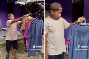 Bukan pakai katrol, begini cara mudah ambil jemuran pakai 1 alat rumah tangga jadi nggak ribet