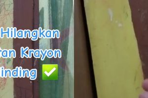 Bukan dengan sabun, ini cara bersihkan bekas coretan krayon di dinding cuma pakai satu bahan