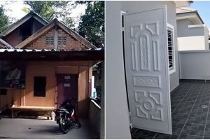 Dulu tinggal di gubuk berlantai semen kini sukses hunian gedongan, intip 9 potret rumah baru Jirayut