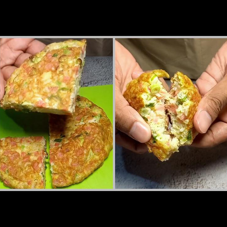 Tanpa tepung atau sayur kol, ini trik goreng telur dadar lebih tebal cuma pakai 2 bahan makanan