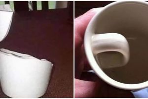 11 Potret kocak desain nyeleneh gelas ini bikin yang mau minum jadi repot sendiri, nggak habis pikir