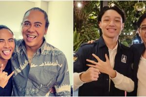 Ayah anak selisih usia puluhan tahun, potret 9 vokalis dan putranya ini sering dikira kakak-adik