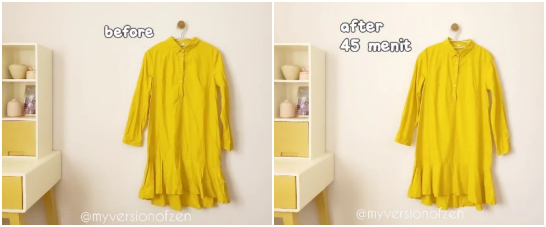 Pakai tambahan 1 bahan kimia, ini trik mudah atasi baju lecek jadi auto licin meski tanpa disetrika