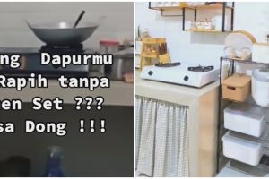11 Potret dapur mungil tanpa kitchen set estetiknya memanjakan mata, bikin si paling minimalis mupeng