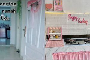 9 Potret dapur mungil nuansa pink ini antisumpek, bisa jadi ide emak-emak makeover tempak masak