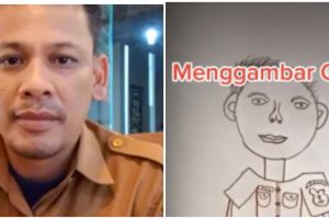 Dapat tugas gambar gurunya, 10 potret hasil tugas murid SD ini sungguh tak terduga