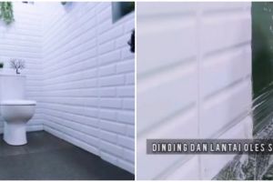Nggak usah capek nyikat, ini trik bersihkan lantai kamar mandi auto glowing cuma modal Rp 2.500