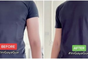 Andalkan 1 peralatan mandi, ini trik mudah akali baju yang kekecilan jadi kembali muat dipakai