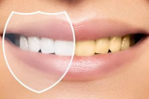 Tak perlu menggunakan garam, begini trik memutihkan gigi kuning dan berkerak pakai 1 buah