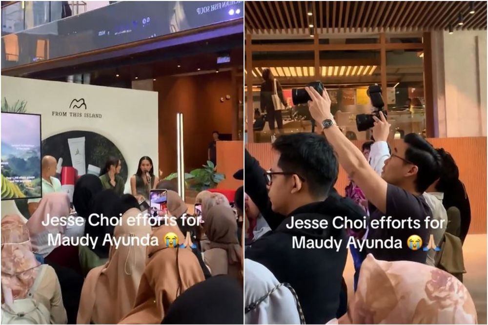 Temani Maudy Ayunda kerja, perlakukan Jesse Choi kepada sang istri ini bikin meleleh