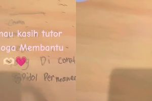 Bukan pakai sabun mandi, ini trik hilangkan bekas coretan spidol permanen di meja kayu pakai 1 minyak