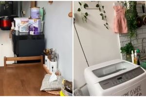 9 Potret dapur mungil tanpa kitchen set ini desainnya compact dan praktis, bikin emak-emak betah masak