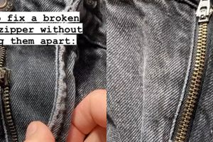 Tanpa harus ke penjahit, begini cara mudah perbaiki resleting celana jeans rusak, cuma butuh 1 bahan