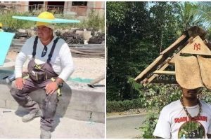 11 Potret kocak desain topi anti-kepanasan ini nyeleneh abis, tapi menarik buat ditiru