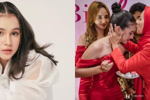 Disebut sang ibu jauh dari keluarga sejak pacaran, ini 9 momen kedekatan Sandrinna Michelle dan ibunda