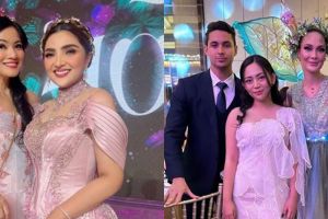 Gaya 17 seleb di acara ulang tahun Ashanty ke-40, Luna Maya tampil totalitas bak Tinker Bell