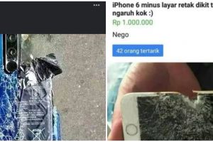 11 Potret kocak orang jual HP rusak di Facebook ini bikin nggak habis pikir, mending dirujak aja