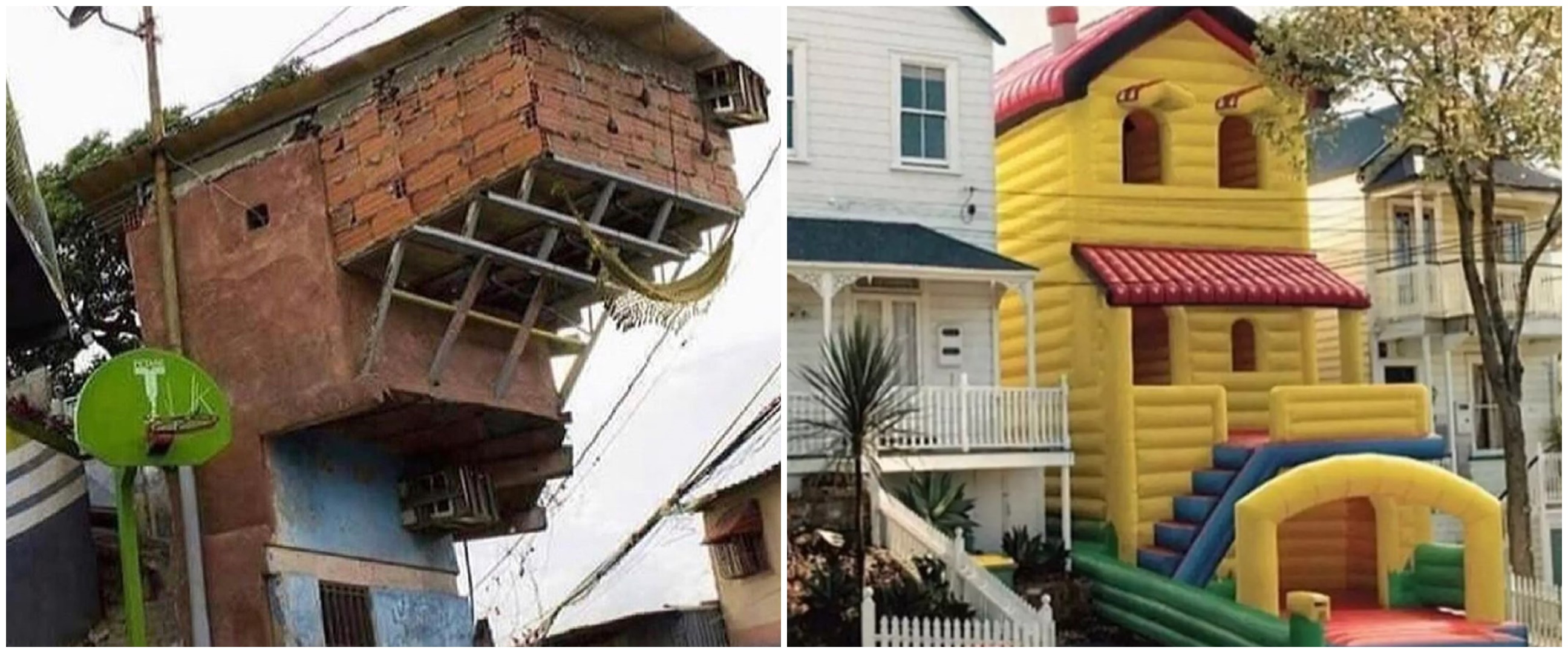 11 Potret kocak desain nyeleneh rumah ini kelewat membingungkan, arsiteknya bikin gagal paham