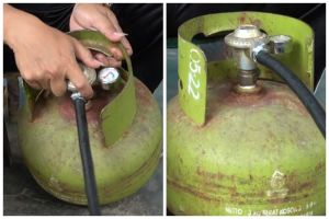 Bukan diberi karet gelang atau ban bekas, ini trik mengatasi tabung gas elpiji berdesis pakai 1 alat