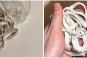 Tanpa bahan kimia, ini cara mudah bersihkan tali sepatu kotor agar kinclong pakai 1 tambahan bahan kue