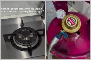 Tak perlu ganti karet atau lepas regulator, ini trik atasi tabung gas elpiji mampet cuma pakai 1 alat