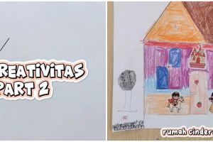 Dapat tugas gambar dari satu garis dari guru, 11 karya murid kelas 5 SD ini kreatif di luar nalar